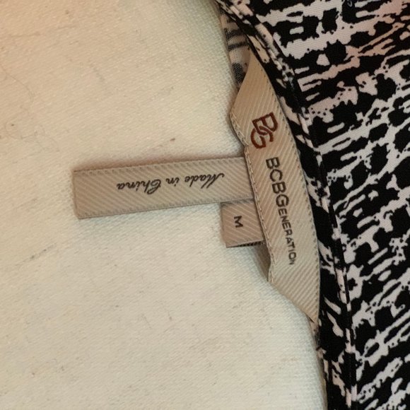 BCBGeneration Black & White Dress - Picture 5 of 5